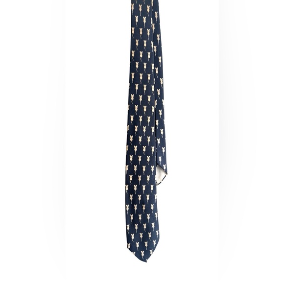 Calvin Curtis Cravateur Mens Vintage Mouse Print neck Tie 2.75” Narrow Collector
